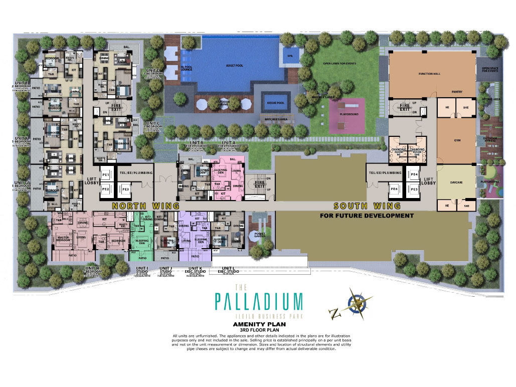 The Palladium Floor and Unit Layouts Iloilo City Condo