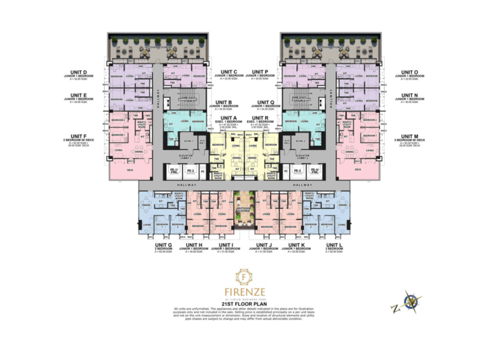 21st-Floorplan-with-outside-lounge - Iloilo Condominiums