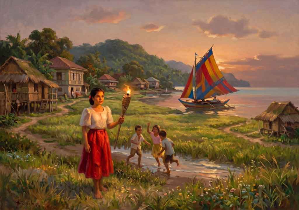 amorsolo-pagsinapol Amorsolo Pagsinapol